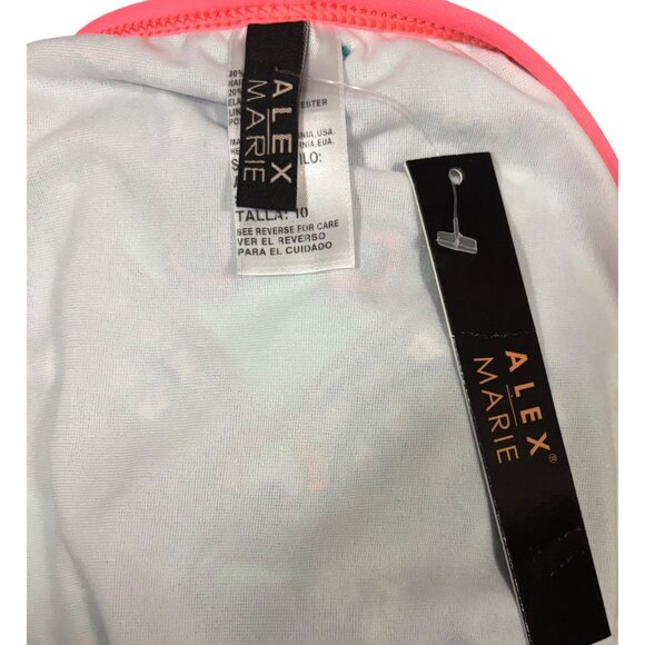 Alex Marie Womens Paisley Print Swimsuit Set With Skirt Bottoms Size 10-12 - Picture 6 of 8